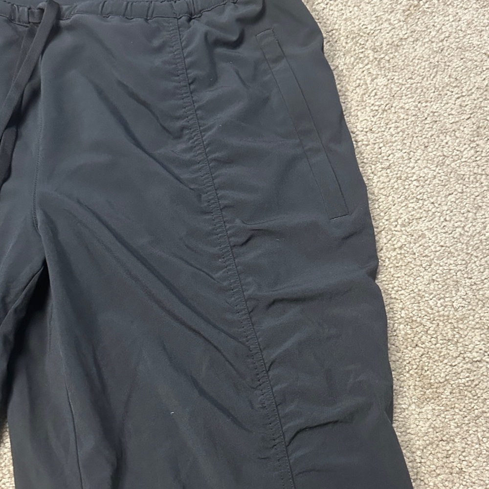 Athleta Black Ruched Track Joggers - Picture 3 of 6
